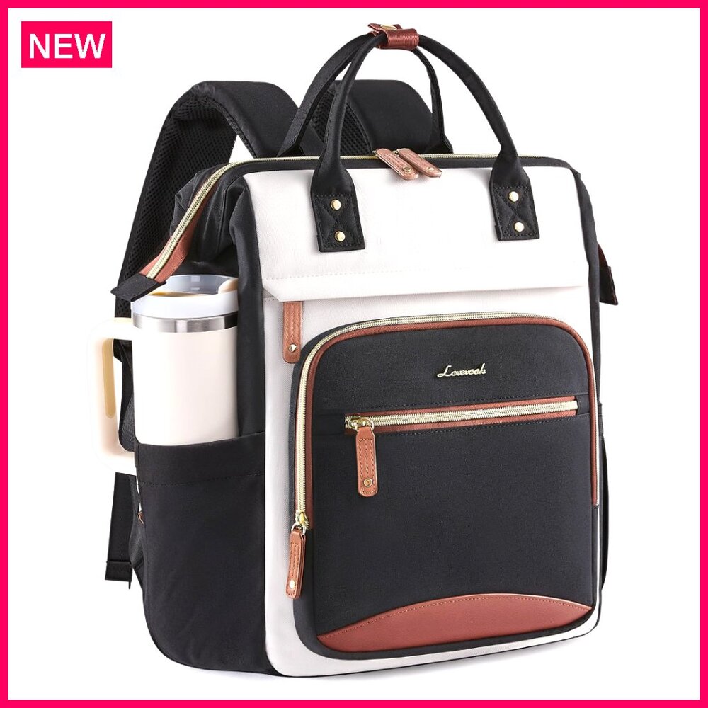 15.6 Inch Waterproof Laptop Backpack With 19 Pockets For Women Travel School